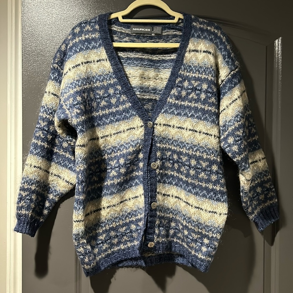 Winter cardigan by Maurice’s.